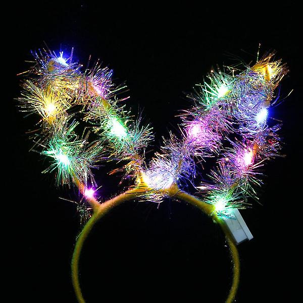[도매토피아/TREE-00001] 트윙클 LED 토끼 머리띠 4p세트 이벤트소품 홈파티