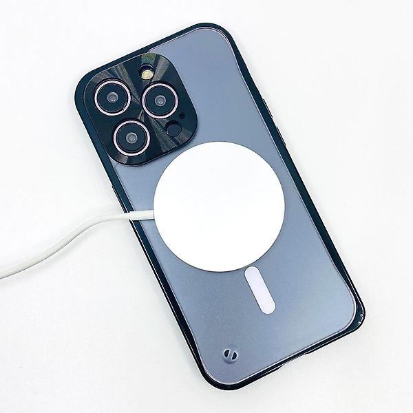  아이폰15플러스 맥세이프 카메라 메탈 하드 케이스