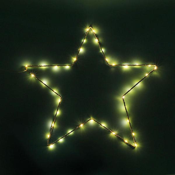  40구 LED 별 설정 장식전구 40cm 크리스마스 조명