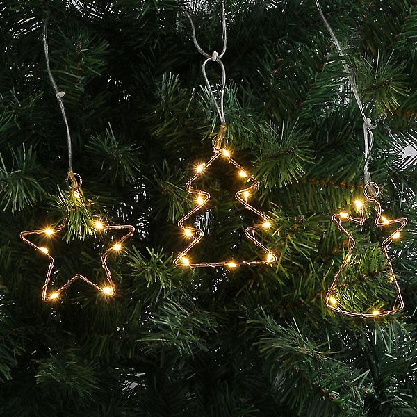 [도매토피아/LED 천사 트리 별 장식전] LED 천사 트리 별 장식전구(10cm) 크리스마스 LED전구