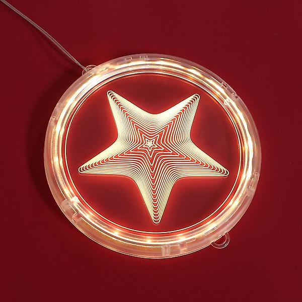  윈도우 3D 착시 LED 장식전구(별)홈파티 창문인테리어