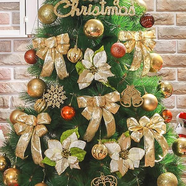 [도매토피아/TREE-00003] 크리스마스 골드 장식세트(150cm) 크리스마스