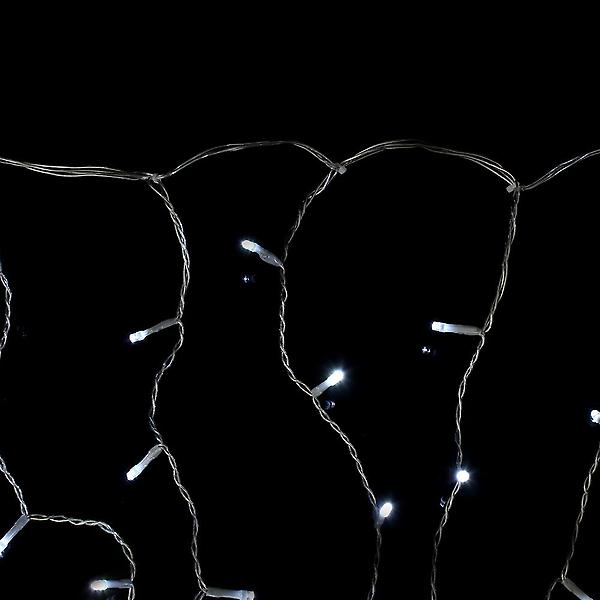[도매토피아/TREE-00001] 오스타 LED 150구 투명선 고드름 전구 백색 야외 조명