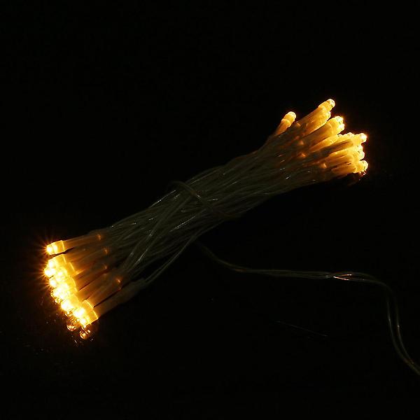 [도매토피아/TREE-00001] 샤인무드 LED 30구 투명선 피켓 전구 웜색 점멸 응원