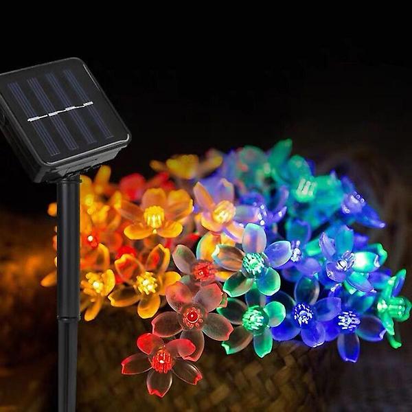 [도매토피아/TREE-00001] 포스원 LED 100구 태양광 플라워 전구 컬러 파티 조명