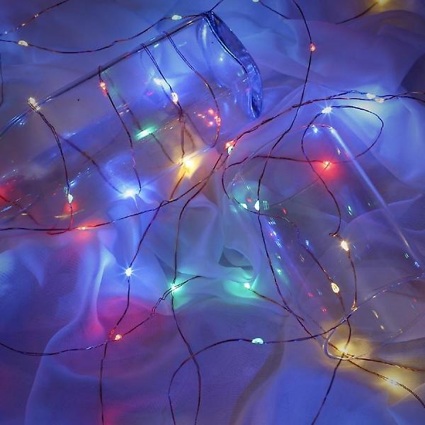 [도매토피아/TREE-00001] 포스원 LED 300구 태양광 반딧불 전구 컬러 야외조명