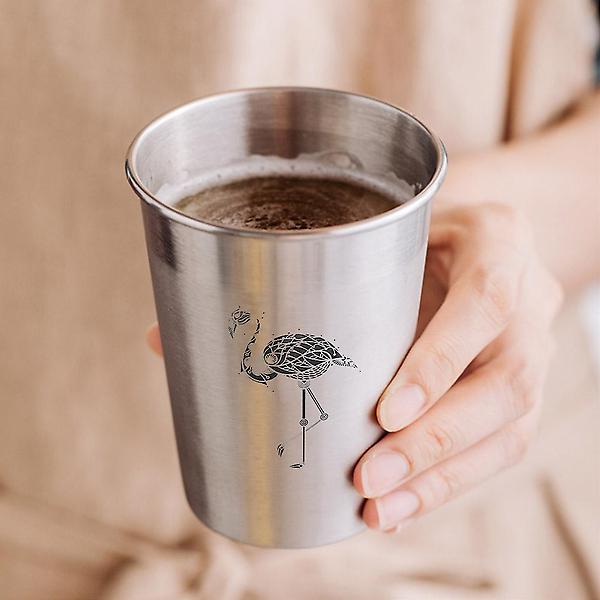  아임플라밍고 스텐컵(350ml) 304스테인리스 캠핑컵