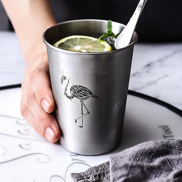  아임플라밍고 스텐컵(350ml) 304스테인리스 캠핑컵