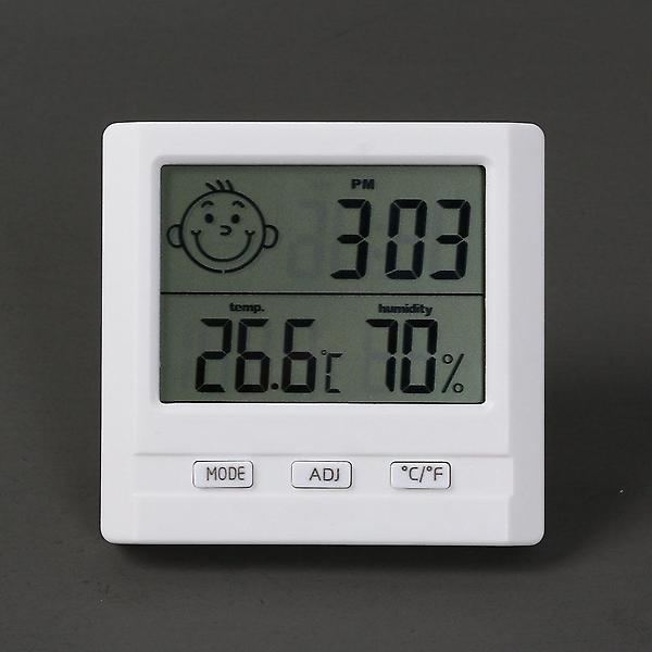 [도매토피아/리터스 디지털 온도계 습도계] 리터스 디지털 온도계 습도계/탁상시계 겸용 온습도계