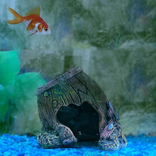  워터월드 수족관 나무통 장식 B-4