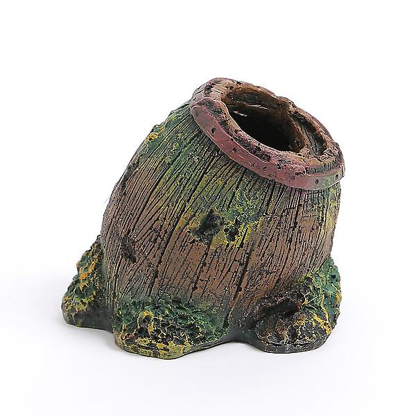  워터월드 수족관 나무통 장식 B-4