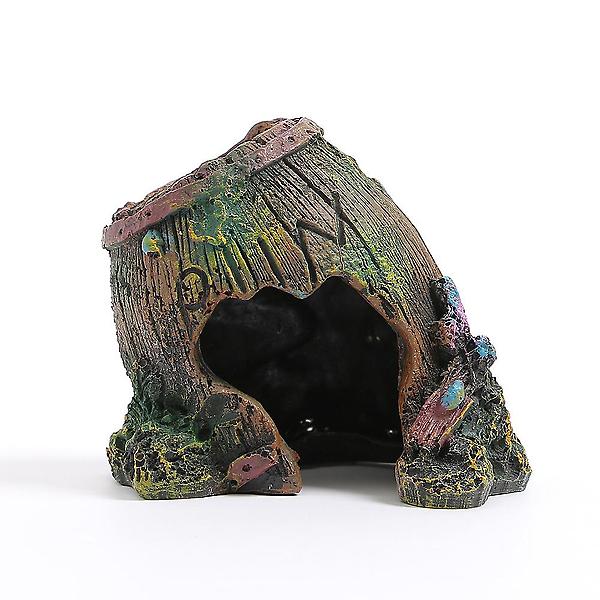  워터월드 수족관 나무통 장식 B-4