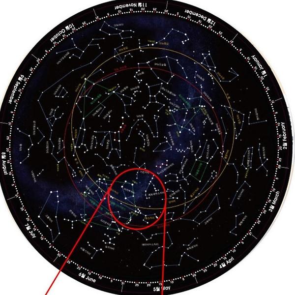 [ScienceTime/PM00001] 야광 회전 별자리판 만들기 (조선의하늘) - 5인용