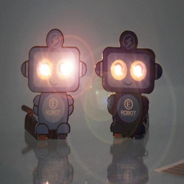 [ScienceTime/PM00001] LED 손전등로봇 (전도테이프 이용) - 색상 랜덤