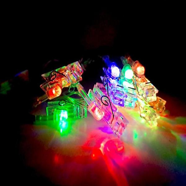 [ScienceTime/PM00001] 크리스마스 LED 집게조명-장식소품 꾸미기 재료