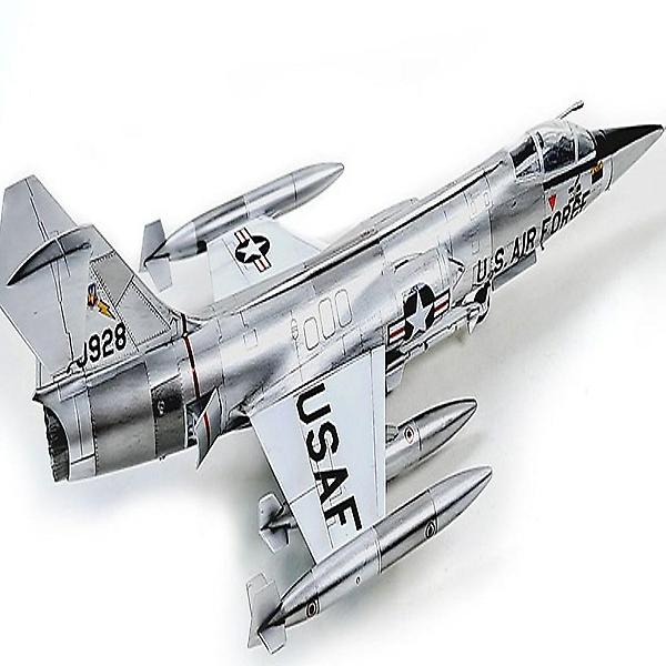[아카데미과학/PM00001] 1of72 미공군 F-104C 전투기 베트남전 프라모델
