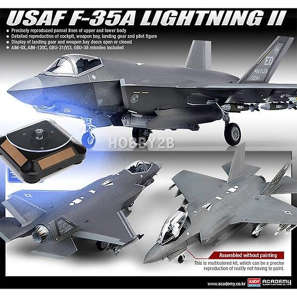 [아카데미과학/PM-00001] 솔라턴테이블 F-35A 라이트닝Lightning 공군 스텔스기