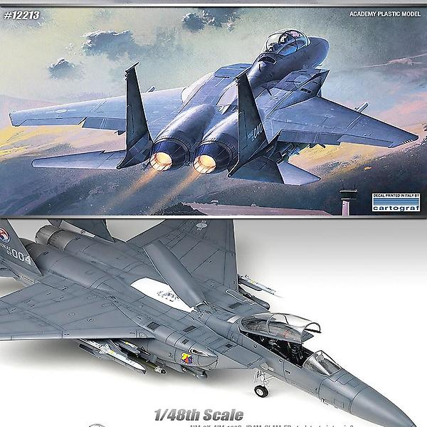 [아카데미과학/PM-00001] 솔라턴테이블 한국 공군 F-15K 슬램이글 전투기 모형