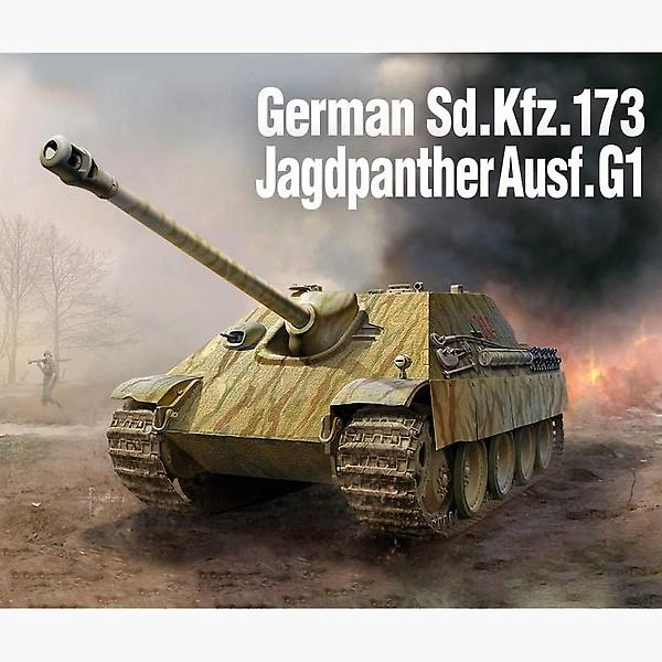 [아카데미과학/PM-00001] 35sc 독일 구축 전차 야크트판터 G1 2차 대전 탱크