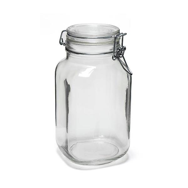  유리용기 밀폐용기 유리 잼병 글라스락 투명 2000ml