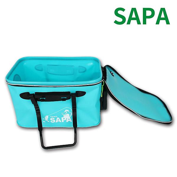  싸파 에메랄드 크릴백 40cm 두레박 접이식 삐꾸통 밑밥통 크릴가방
