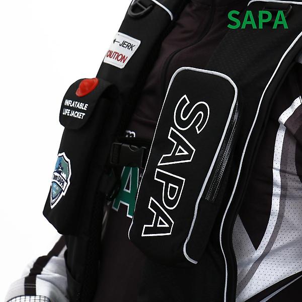  싸파 자동 팽창식 구명조끼 SJK-702B 색상 선택 FREE 구명복 라이프자켓