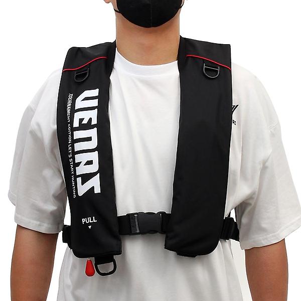  싸파 베나스 자동 팽창식 구명조끼 낚시조끼 스포츠 레저용