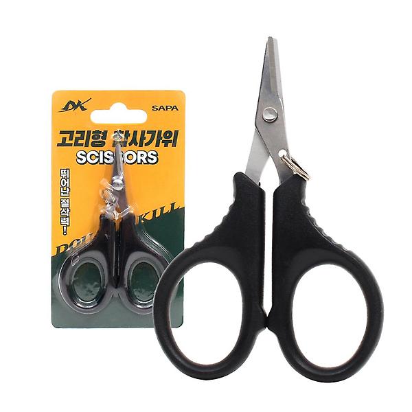  싸파 더블킬 고리형 합사 가위 톱니형 라인커터 낚시가위