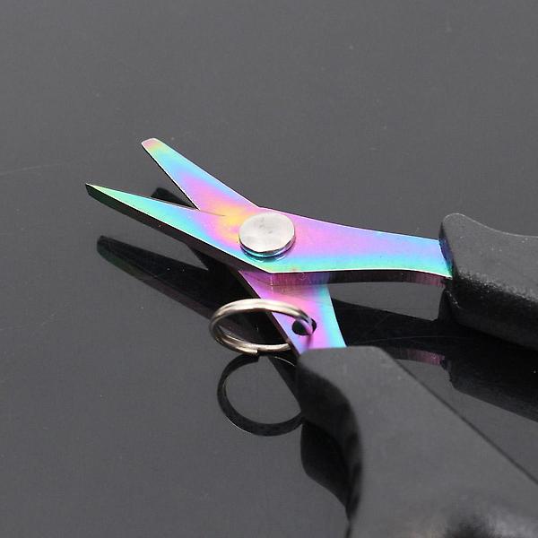  싸파 더블킬 티타늄 합사 가위 톱니형 라인커터 낚시가위