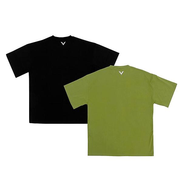  싸파 베나스 프론트 포인트 반팔 티셔츠 루즈핏 오버핏