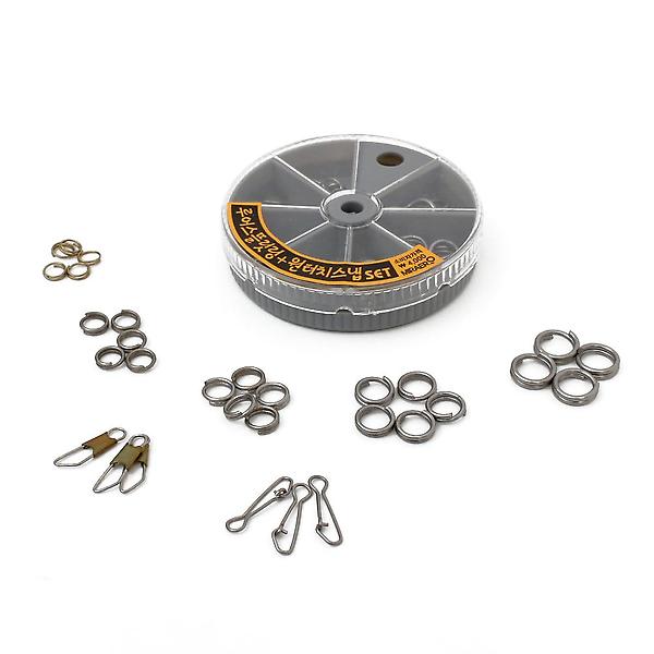  미래로 루어스플릿링 원터치스냅 세트 민물 배스 낚시