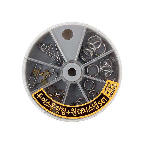  미래로 루어스플릿링 원터치스냅 세트 민물 배스 낚시