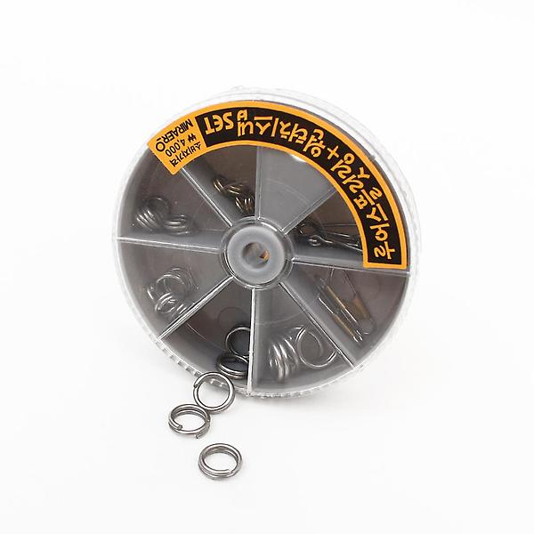  미래로 루어스플릿링 원터치스냅 세트 민물 배스 낚시