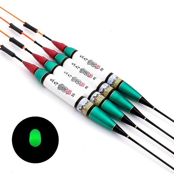  이화요수 동백S그린 전자찌 녹색 40cm 2점등 큰별 찌