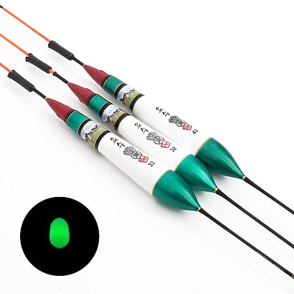  이화요수 대물5그린 전자찌 녹색 38cm 2점등 큰별 찌