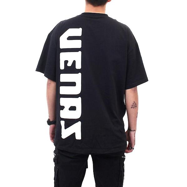  베나스 백포인트 반팔 티셔츠 블랙 L 루즈핏 오버핏