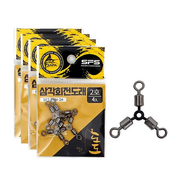  도도 삼각회전도래 스테인레스 롤링 스위벨 호래기