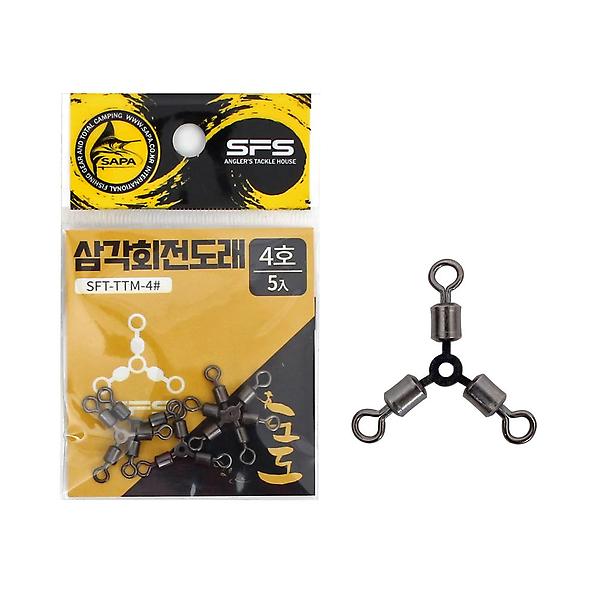  도도 삼각회전도래 4호 스테인레스 스위벨 호래기