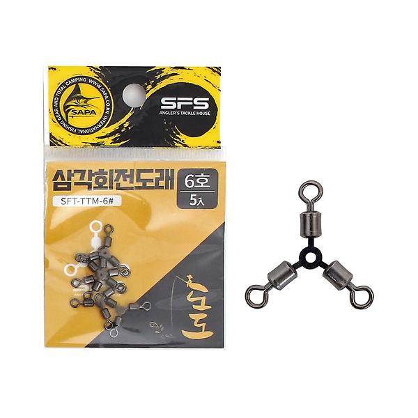  도도 삼각회전도래 6호 스테인레스 스위벨 호래기