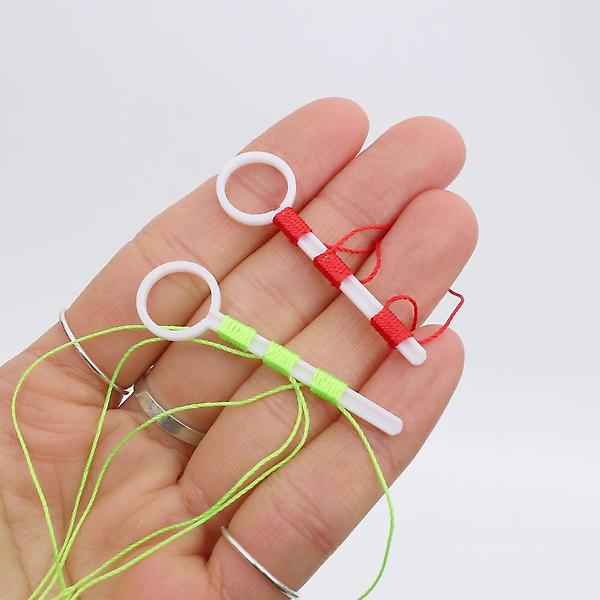  도도 자동 면사 매듭 형광 찌 낚시 스토퍼 수심 측정