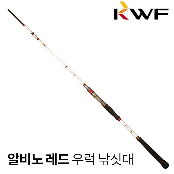  강원산업 알비노레드 우럭 열기 낚싯대 240 선상 루어 낚시 대