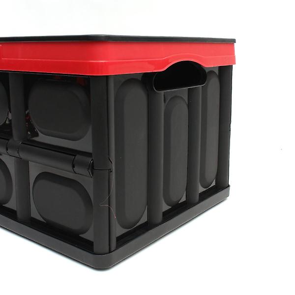  싸파 다용도 폴딩박스 53cm 레드블랙 캠핑 수납함 정리함