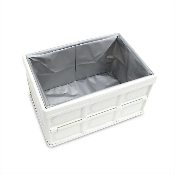  싸파 다용도 폴딩박스 53cm 아이보리+방수팩 캠핑 낚시 보냉백