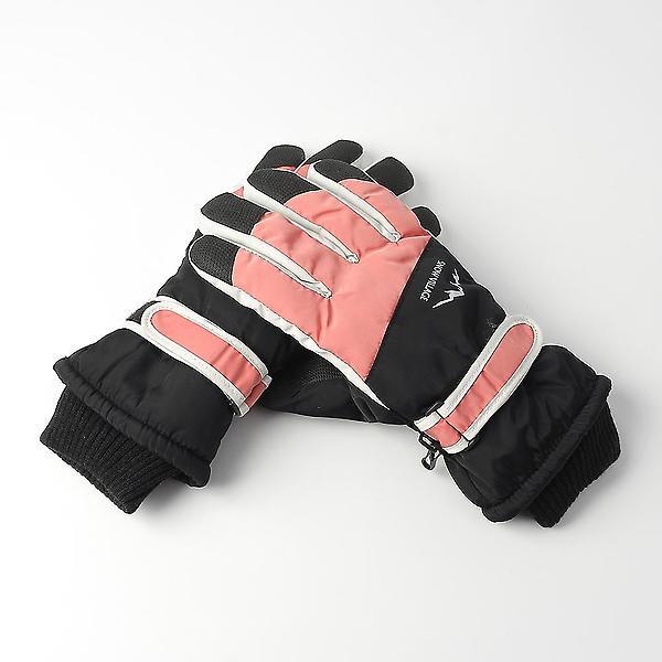  스노빌 방한 터치 스키장갑(여성용) (핑크)