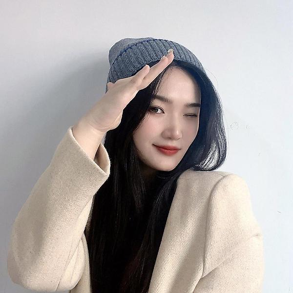  세븐데이 기모 니트 비니(그레이)