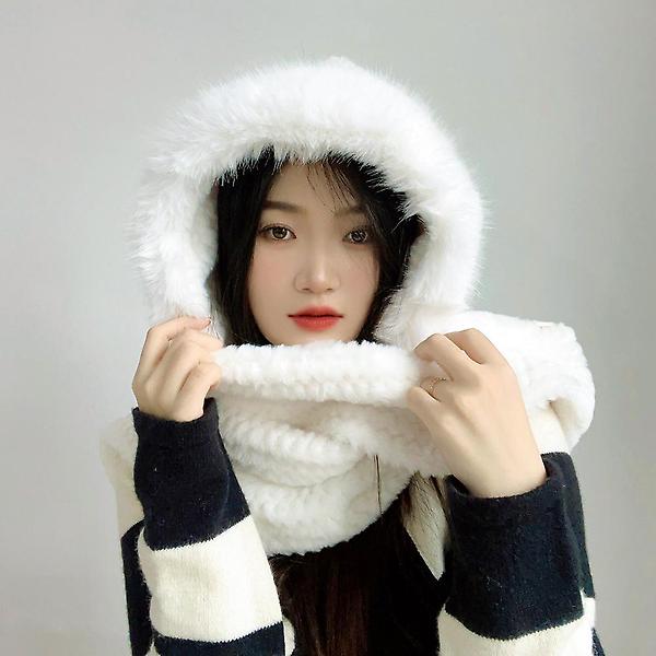  코지데잇 후드 머플러(화이트)
