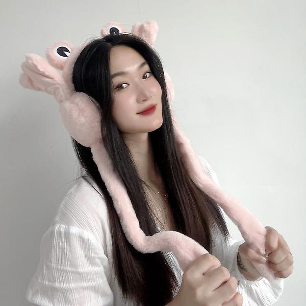  팔딱 개구리 움직이는 귀마개(핑크)