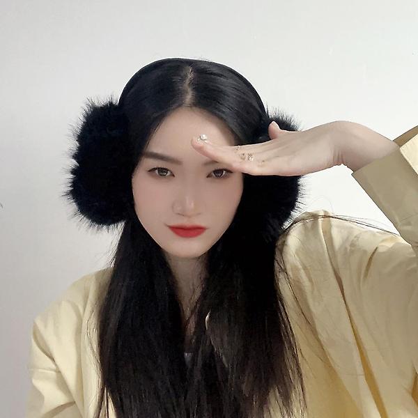  쁠리즈 왕방울 귀마개(블랙)