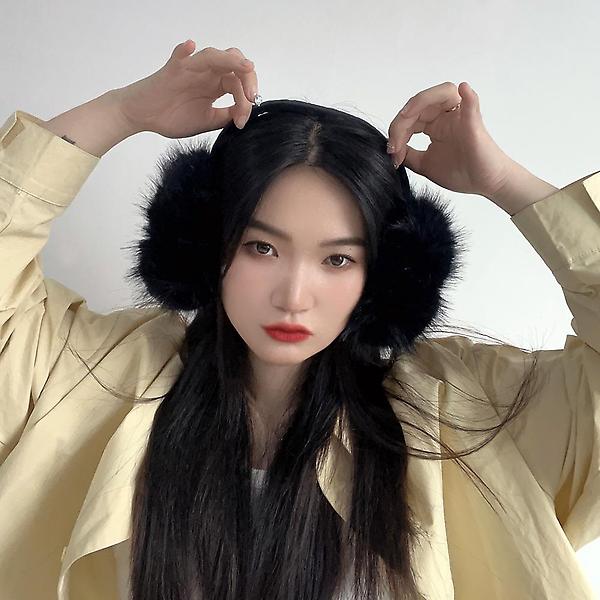  쁠리즈 왕방울 귀마개(블랙)