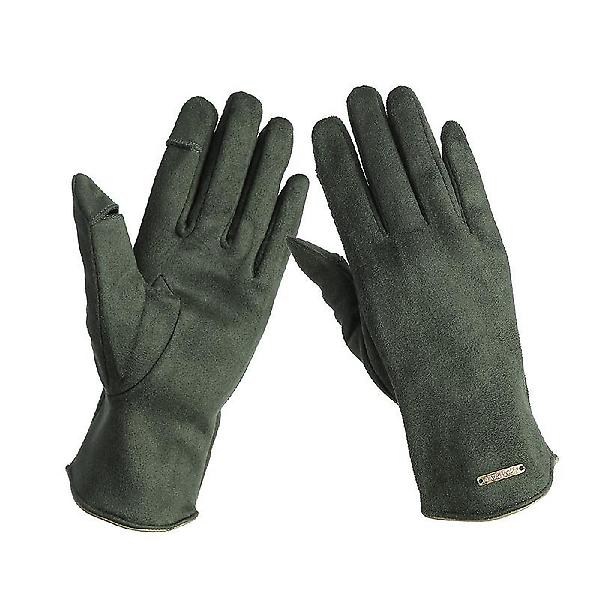  시크모어 스웨이드 핑거홀 장갑(카키) (여성용)